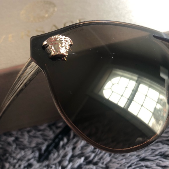 Versace Gold Glam Medusa Sunglasses - Picture 3 of 6